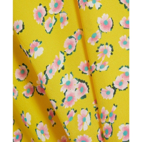 NICHOLAS Danielle Lace-Up Ruched Floral-Print Crepe MIDI - Picture 5 of 11